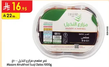 تمر مصفي مزارع النخيل 1000غ