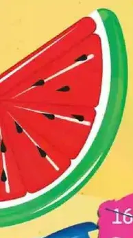 شريحه بطيخ طازجه، عصيريه وحلوه.