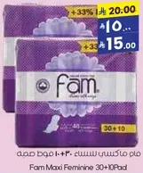 Fam Maxi Feminine 30+10 Pads