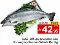Norwegian Salmon Whole Per Kg