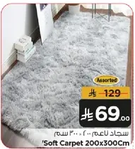 سجاد ناعم 200x300سم