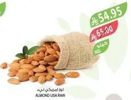 Almond USA Raw