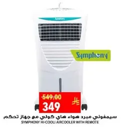 Symphony Hi-Cool Air Cooler with Remote