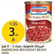 Americana Red Kidney Beans 400g - Ready to Eat