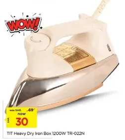TTT Heavy Dry Iron Box 1200W TR-022N
