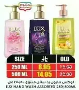لوكس صابون يد سايل متنوع 250/500 مل