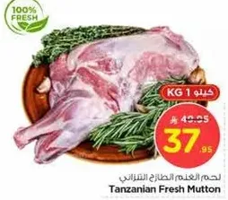 لحم الغنم الطازج التانزاني