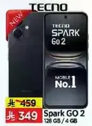 TECNO Spark GO 2 بسعه 126 جيجابايت وذاكره وصول عشوايي 4 جيجابايت.