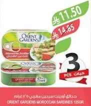 سردين مغربي من اورينت جاردنز 125 جرام