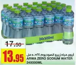 اروي مياه زيرو الصوديوم 24×500 مل