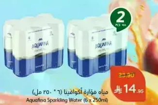 مياه فواره اكوافينا (6 × 250 مل)
