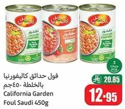 فول حدايق كاليفورنيا بالخلطه. 450 جرام.