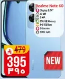 Realme Note 6G with a 6.74