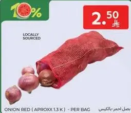 Onion Red (Approx 1.3 kg) - Per Bag