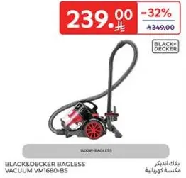 BLACK&DECKER BAGLESS VACUUM VM1680-B5