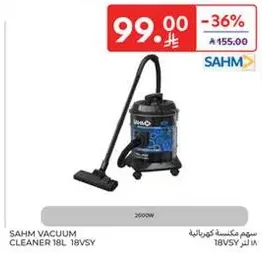 SAHM Vacuum Cleaner 18L 2600W