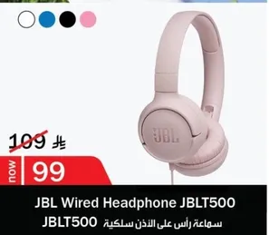 JBL Wired Headphone JBT500
