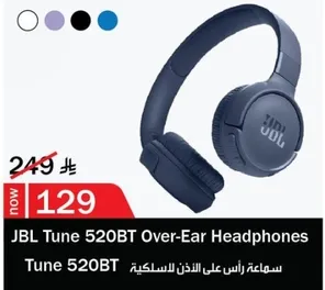 JBL Tune 520BT Over-Ear Headphones