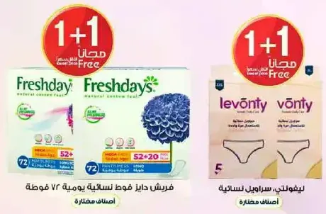Freshdays women's daily sanitary pads, 72 pieces.