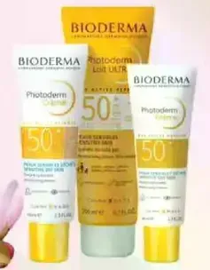 Bioderma Photoderm Sun Protection Cream SPF 50+ for sensitive skin.