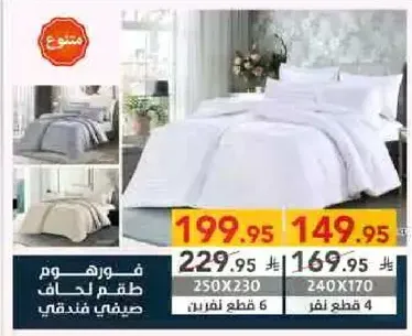 Hotel quality bed cover set.