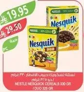 Nesquik Duo cereal 330g.