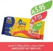 Santa Gypsy Wet Wipes 40's