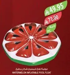Watermelon inflatable pool float