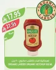 Organic Larder Organic Ketchup 500 ml.