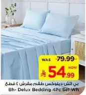 Bh- Delux Bedding 4Pc Set Wh