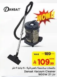 Dansat Vacuum Cleaner 1800W 21 Ltr