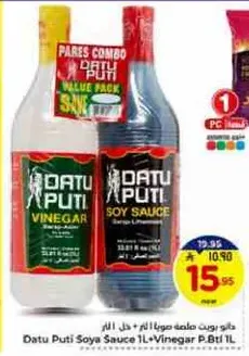 Datu Puti Soy Sauce and Vinegar combo pack.