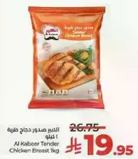 Al Kabeer Tender Chicken Breast 1kg