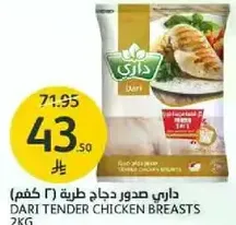 Dari tender chicken breasts