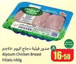 Alyoum Chicken Breast Fillets 450g