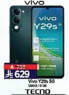 Vivo Y29s 5G with 128GB storage and 6GB RAM.
