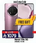 Honor X9c 5G with 256GB storage and 12GB RAM.