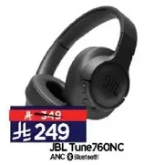 JBL Tune760NC ANC Bluetooth headphones.