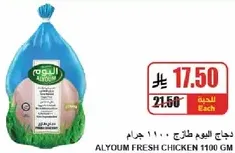 Alyoum Fresh Chicken 1100 GM