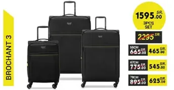 Brochant 3 - 3 pieces set of luggage.