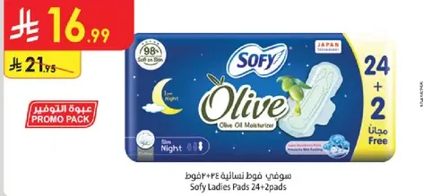 Sofy Ladies Pads 24+2 pads