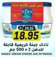 نادك جبنه كريميه قابله للدهن 500 جرام 2*