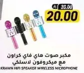 Krawn HiFi Speaker with Wireless Microphone