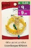 Stone Bangles with Watch