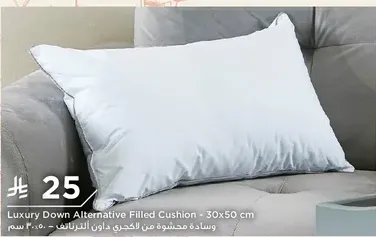 Luxury Down Alternative Filled Cushion - 30x50 cm