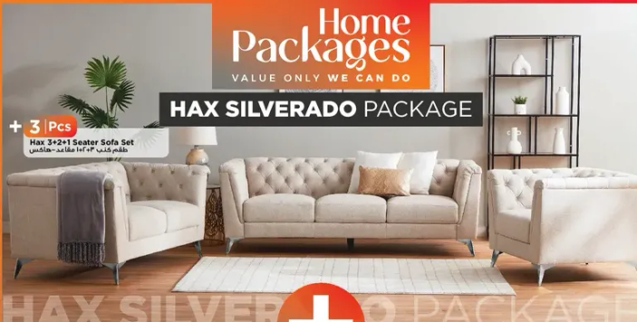 Hax 5+2+1 Seater Sofa Set
