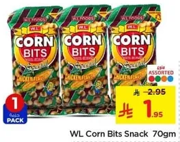 WL Corn Bits Snack 70gm
