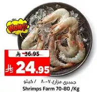 Shrimps Farm 70-80 /Kg
