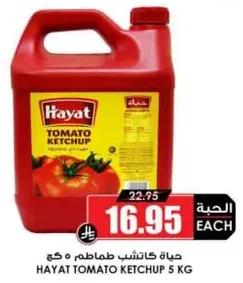 HAYAT TOMATO KETCHUP 5 KG