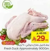 Fresh Duck Approximately 900Gm